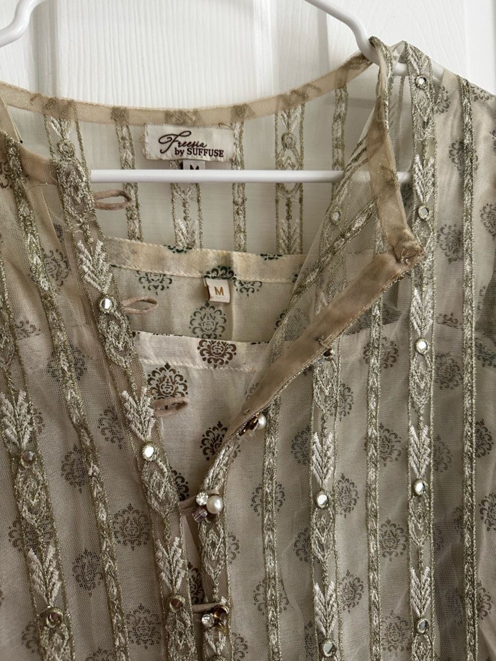 Suffuse Freesia M kurta set - Picture 6 of 8